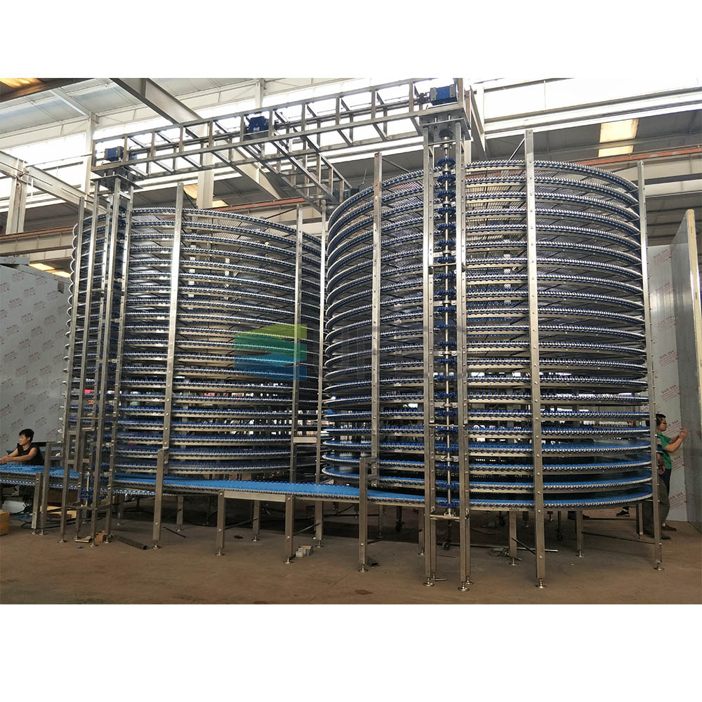 Industrial Spiral Cooling Tower for Bread Cake Donut